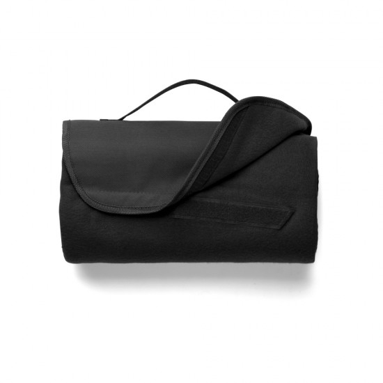 Плед флісовий Voyager 115х135 см чорний - V6565-03