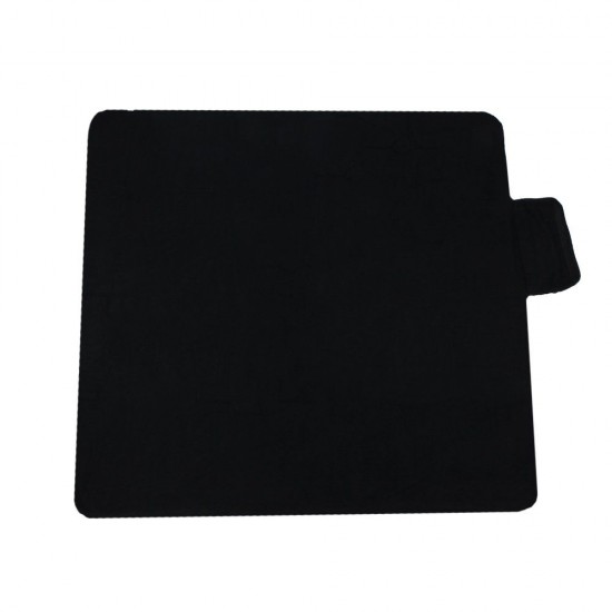 Плед флісовий Voyager 115х135 см чорний - V6565-03