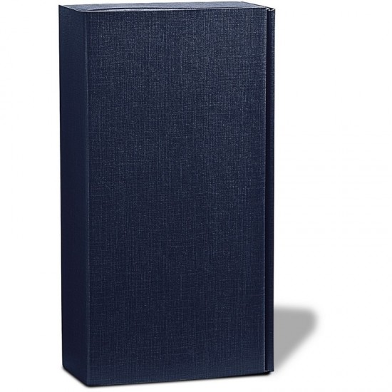 Подарункова коробка на 2 пляшки Voyager Reid кобальт - V6602-04