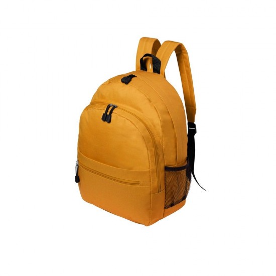 Рюкзак із двома відділеннями на блискавці, м’якою спинкою помаранчевий - V6713-07