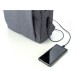 Рюкзак з USB-роз'ємом чорний - V6989-03