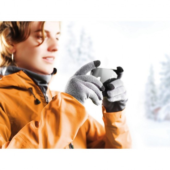 Рукавички сенсорні Voyager червоний - V7046-05