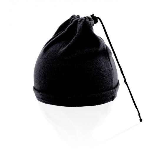 Шарф-шапка чорний - V7063-03