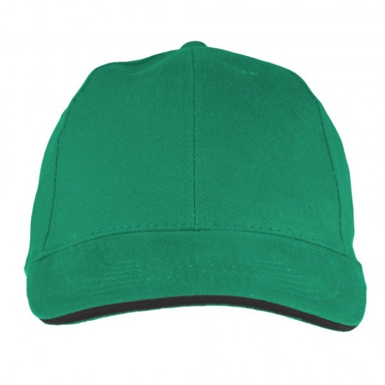 Кепка Voyager Velcro зелений/чорний - V7136-06