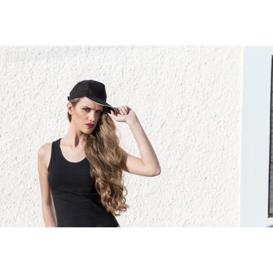 Кепка Voyager Velcro зелений/чорний - V7136-06