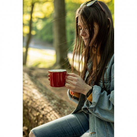 Кружка 360 мл емальована Voyager Taeris червоний - V7235-05 Кружка 360 мл емальована Voyager Taeris червоний - V7235-05