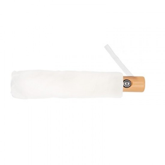 Парасолька складана автоматична Voyager Nell з rPET білий - V7242-02