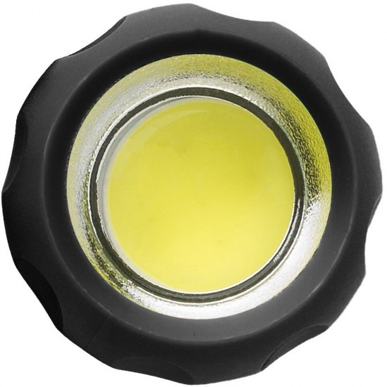 Ліхтарик Voyager COB з ремінцем чорний - V7264-03