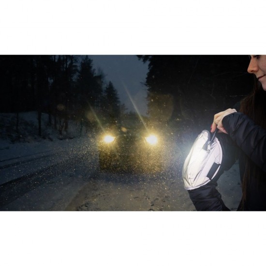 Сумка-чохол на руку Voyager Robin світловідбиваюча сірий - V7289-19 Сумка-чохол на руку Voyager Robin світловідбиваюча сірий - V7289-19