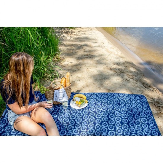 Ковдра для пікніка Voyager Stanley 135х175 см кобальт - V7293-04