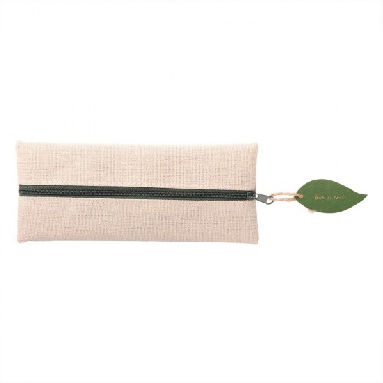 Еко-набір шкільний 6в1 Voyager в бавовняному пеналі бежевий - V7365-20