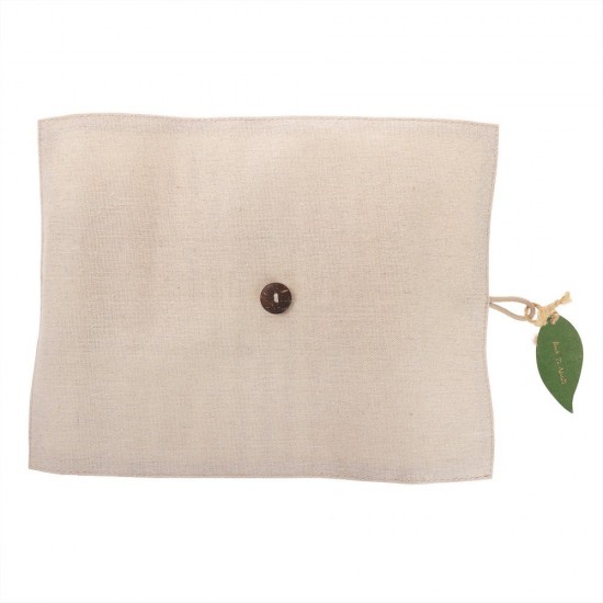 Олівці кольорові Voyager Kaleb, 12 шт в бавовняному пеналі бежевий - V7384-20