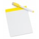 Магнітна дошка для записів з маркером і гумкою Voyager жовтий - V7560-08
