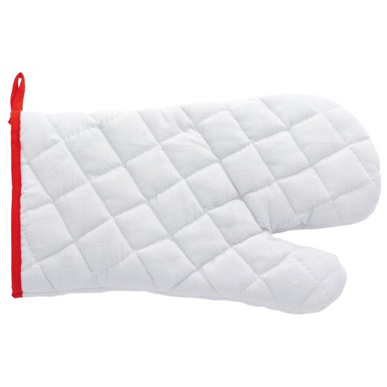 Кухонна рукавичка Voyager, бавовняна біло-червоний - V7570-52 Кухонна рукавичка Voyager, бавовняна біло-червоний - V7570-52