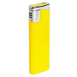 Запальничка пластикова багаторазова Voyager жовтий - V7585-08