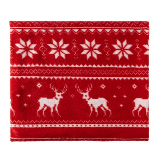 Плед флісовий Voyager Reindeer pattern 120х150 см червоний - V7598-05 Плед флісовий Voyager Reindeer pattern 120х150 см червоний - V7598-05