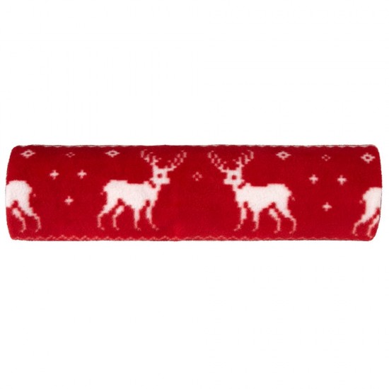 Плед флісовий Voyager Reindeer pattern 120х150 см червоний - V7598-05 Плед флісовий Voyager Reindeer pattern 120х150 см червоний - V7598-05