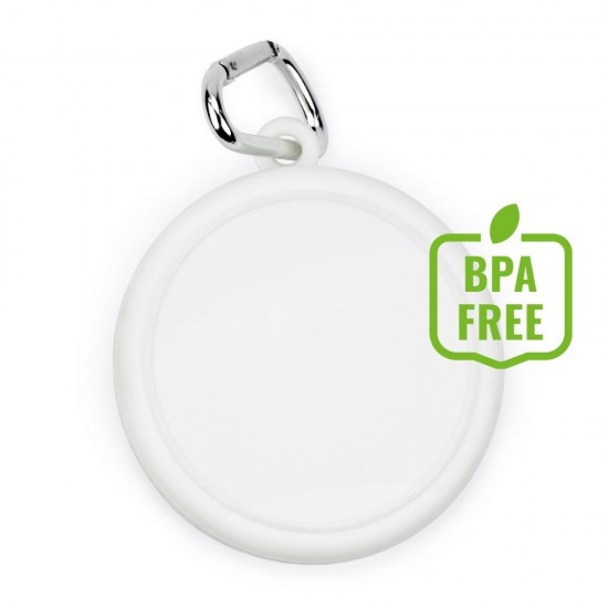 Кухоль складаний 220 мл пластиковий Voyager, з карабіном білий - V7618-02