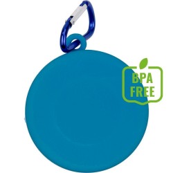 Кухоль складаний 220 мл пластиковий Voyager, з карабіном кобальт - V7618-04