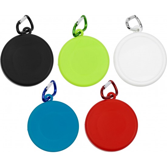 Кухоль складаний 220 мл пластиковий Voyager, з карабіном світло-зелений - V7618-10 Кухоль складаний 220 мл пластиковий Voyager, з карабіном світло-зелений - V7618-10