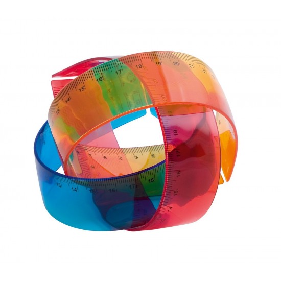 Лінійка 30 см гнучка Voyager жовтий - V7624-08