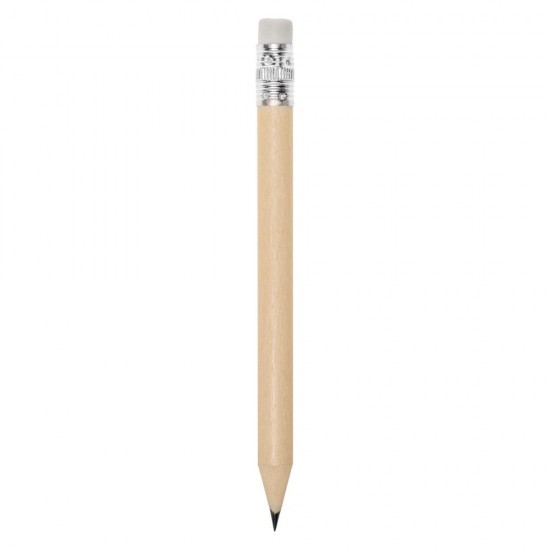 Міні-олівець з гумкою натуральний - V7699-00