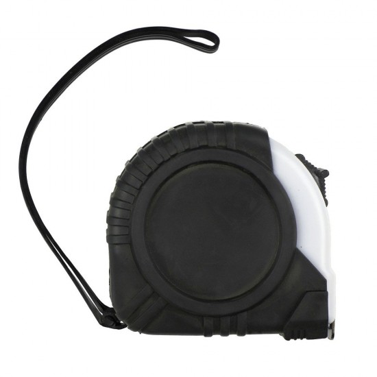 Рулетка вимірювальна 3 м Voyager, прорезинений корпус білий - V7702-02