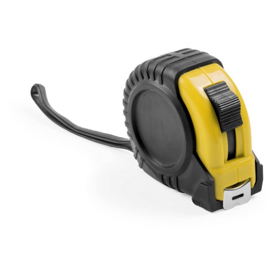 Рулетка вимірювальна 3 м Voyager, прорезинений корпус жовтий - V7702-08