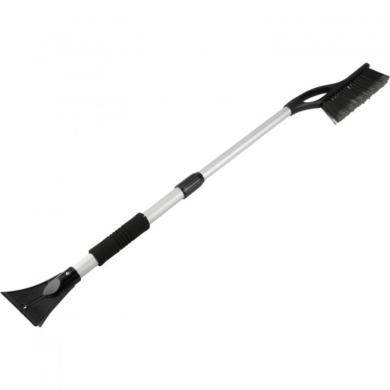 Скребок для льоду 2в1 Voyager Telescopic чорний - V7740-03