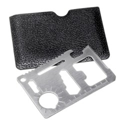 Мультитул 11в1 Voyager Marlowe, 68 мм, в футлярі сріблястий - V7759-32