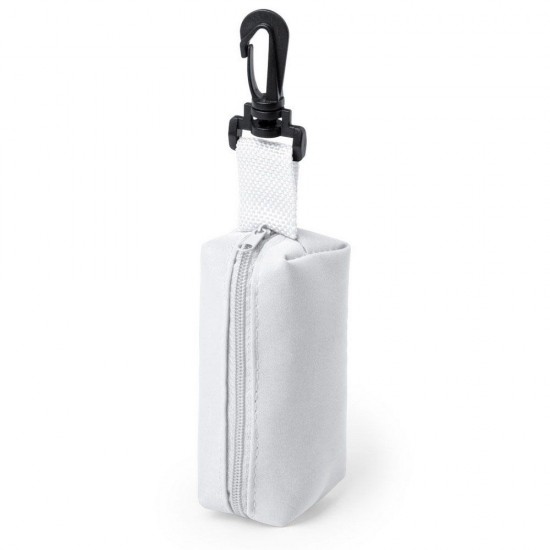 Олівці кольорові Voyager, 8 шт в пеналі з карабіном білий - V7820-02