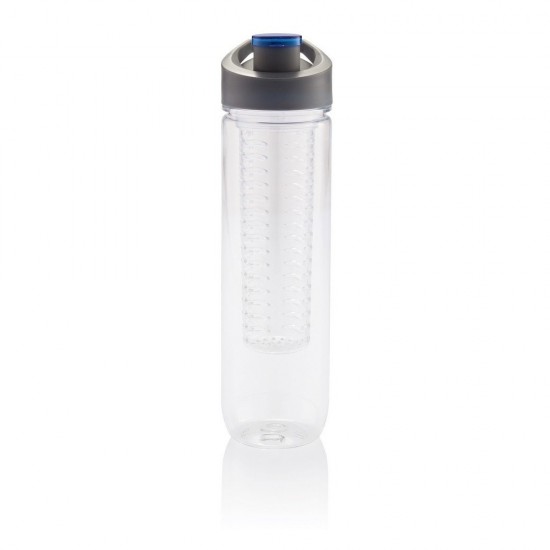 Пляшка для води Voyager, з контейнером, тританова, 800 мл синій - V7834-11