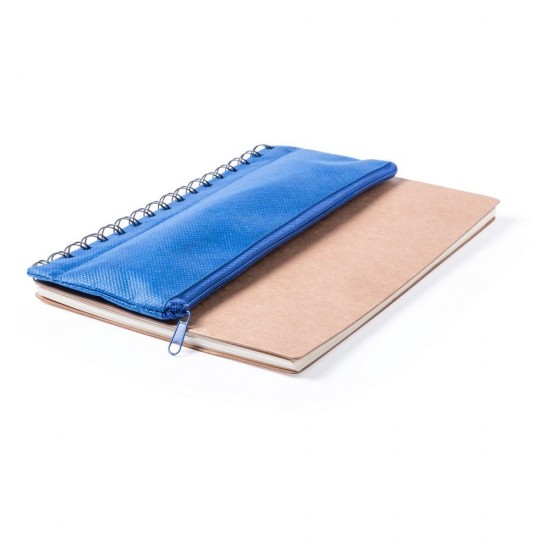 Набір шкільний в пеналі 8в1 Voyager з блокнотом кобальт - V7870-04