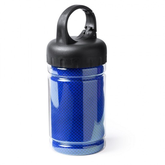 Рушник з UV50 Voyager SoftCool Extreme в пляшці кобальт - V7884-04