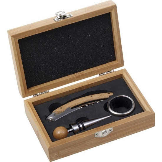 Набір для вина 3в1 Voyager коричневий - V7986-16