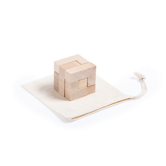 Гра на спритність, 7 ел, у мішечку світло-коричневий - V8087-00