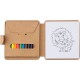 Набір для розфарбовування, олівці 12шт світло-коричневий - V8093-00