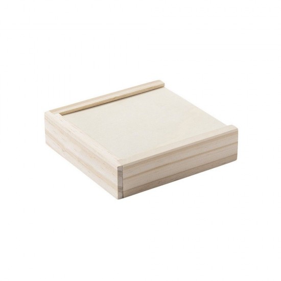 Набір гральний Voyager 3в1 у дерев'яній коробці світло-коричневий - V8099-00