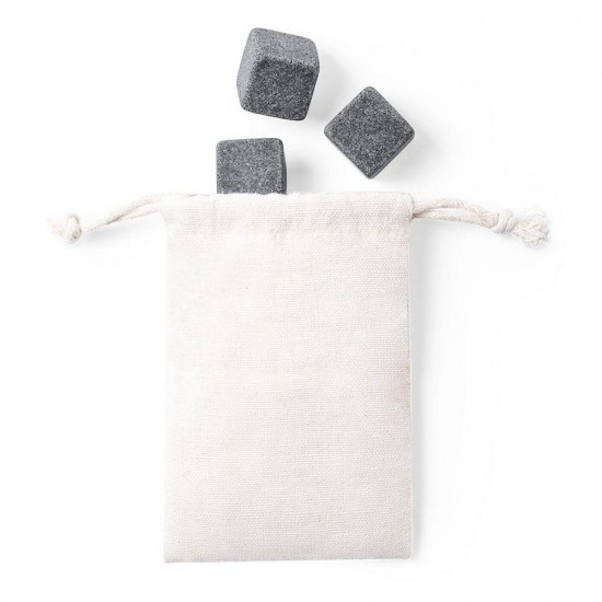 Кубики для охолодження напоїв 4шт в чохлі Voyager пісочний/графітовий - V8240-00