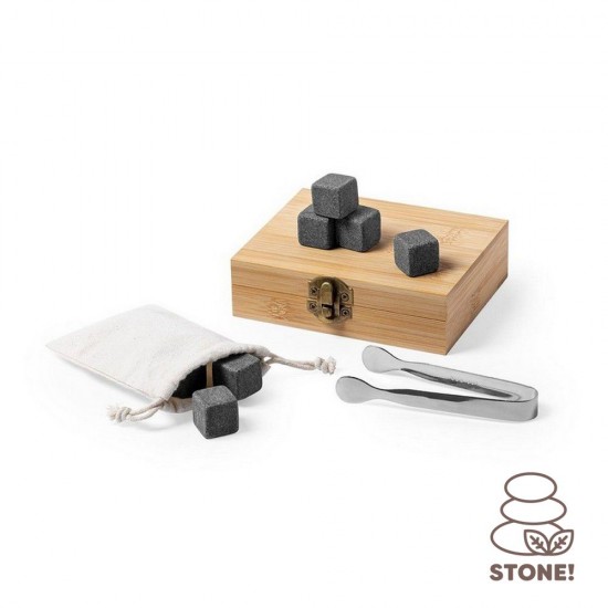 Кубики для охолодження напоїв 9шт, щипці, в коробці Voyager пісочний/графітовий - V8241-00 Кубики для охолодження напоїв 9шт, щипці, в коробці Voyager пісочний/графітовий - V8241-00