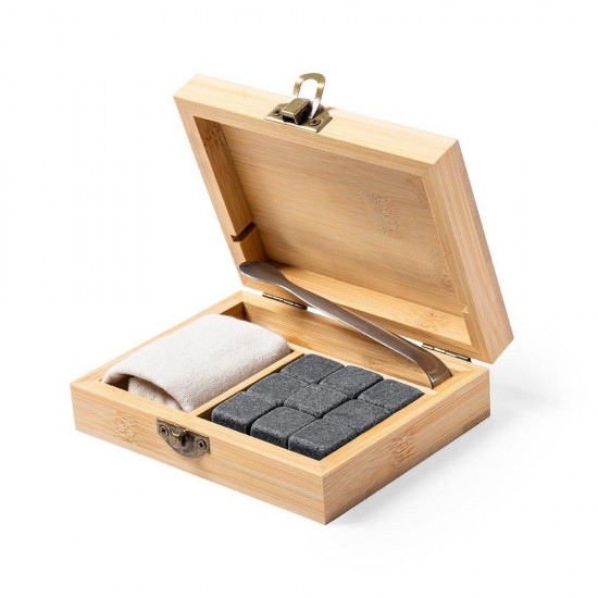 Кубики для охолодження напоїв 9шт, щипці, в коробці Voyager пісочний/графітовий - V8241-00 Кубики для охолодження напоїв 9шт, щипці, в коробці Voyager пісочний/графітовий - V8241-00