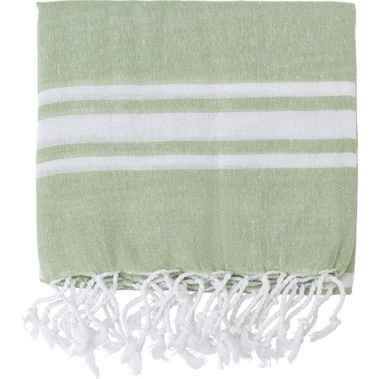 Рушник бавовняний Voyager 180x90 см білий/світло-зелений - V8299-10 Рушник бавовняний Voyager 180x90 см білий/світло-зелений - V8299-10