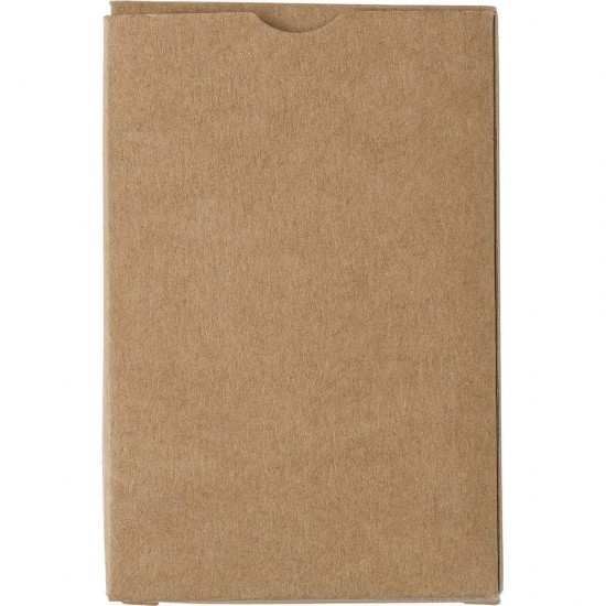Гральні карти з переробленого паперу, 54 карти коричневий - V8306-16
