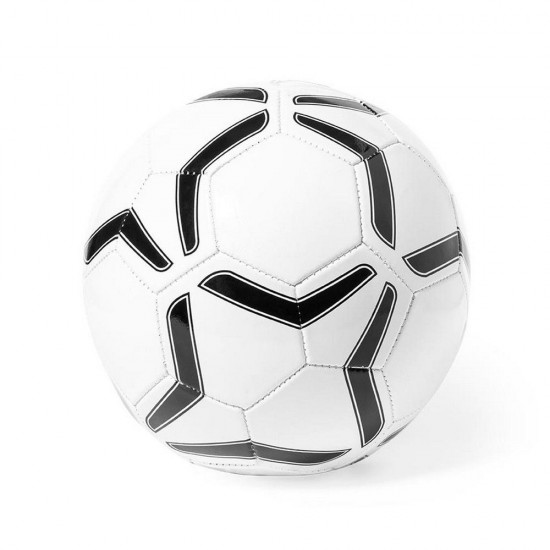 М'яч футбольний 21,5 см білий/чорний - V8364-88