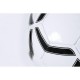 М'яч футбольний 21,5 см білий/чорний - V8364-88