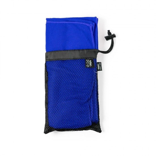 Рушник абсорбуючий Voyager RPET 100x50 см в чохлі синій - V8368-11