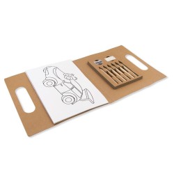 Набір розмальовок з олівцями Voyager Legend світло-коричневий - V8435-00