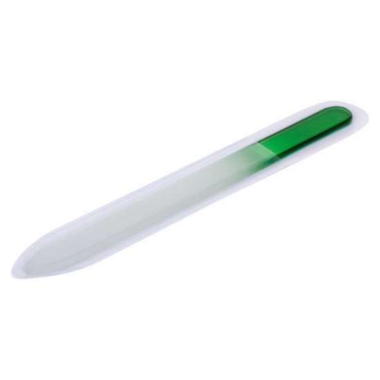 Скляна пилочка для нігтів зелений - V8480-06