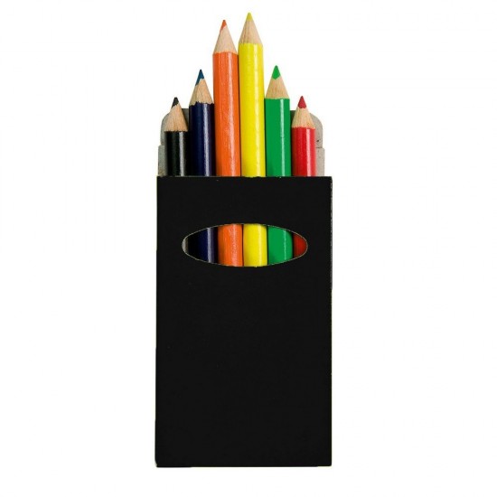 Набір кольорових олівців чорний - V8605-03