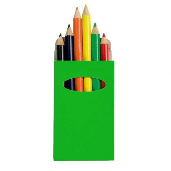Набір кольорових олівців зелений - V8605-06